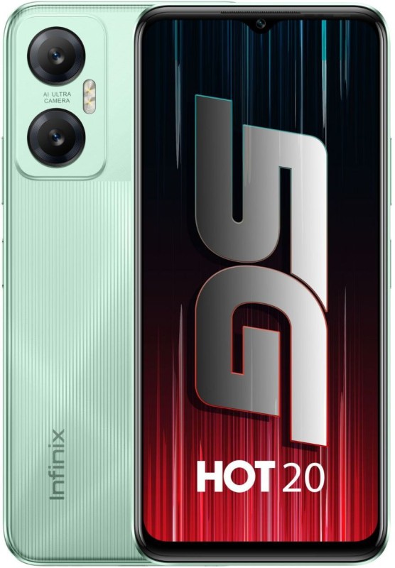Infinix HOT 20 5G (Blaster Green, 64 GB)(4 GB RAM)