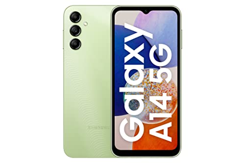 Samsung Galaxy A14 5G (Light Green, 4GB, 64GB Storage) | Triple Rear Camera (50 MP Main) | Upto 8 GB RAM with RAM Plus | Travel Adapter to be Purchased Separately